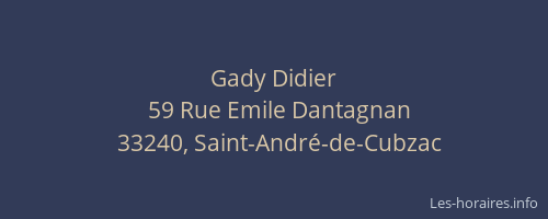 Gady Didier