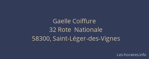 Gaelle Coiffure