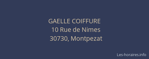 GAELLE COIFFURE