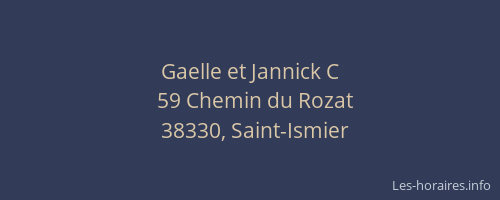 Gaelle et Jannick C