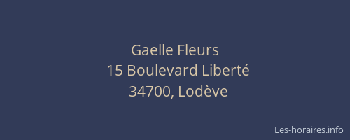 Gaelle Fleurs