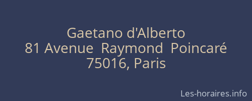 Gaetano d'Alberto