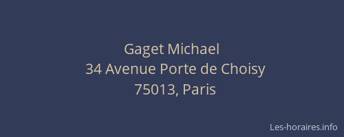 Gaget Michael