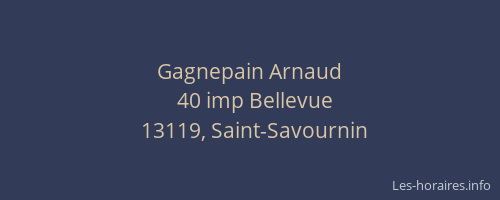 Gagnepain Arnaud