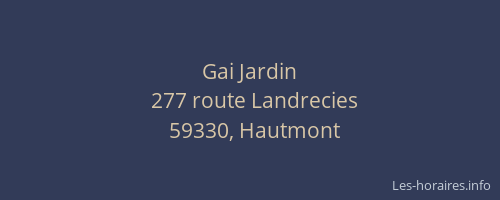 Gai Jardin