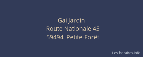 Gai Jardin