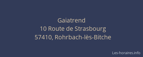Gaiatrend