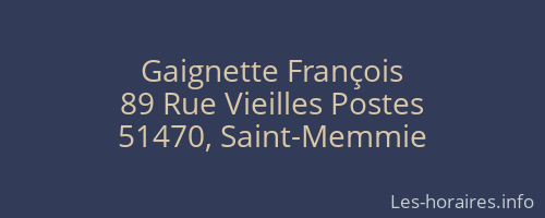 Gaignette François