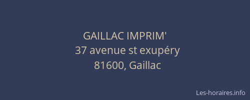 GAILLAC IMPRIM'