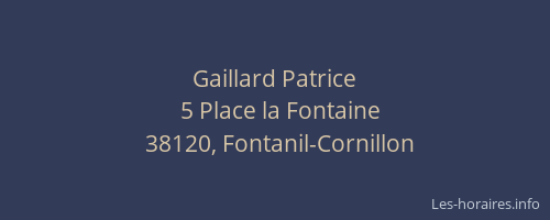 Gaillard Patrice