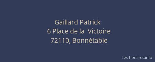 Gaillard Patrick