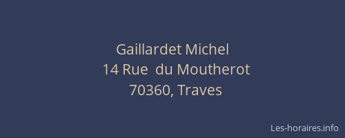 Gaillardet Michel