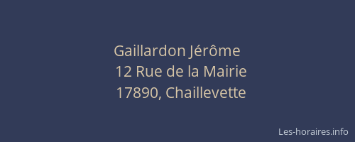 Gaillardon J&eacute;r&ocirc;me