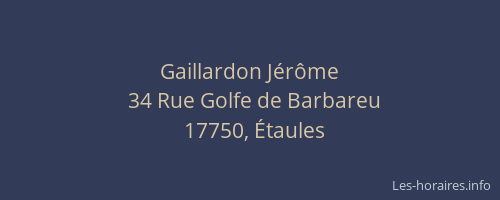 Gaillardon J&eacute;r&ocirc;me