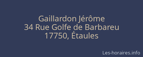 Gaillardon Jérôme