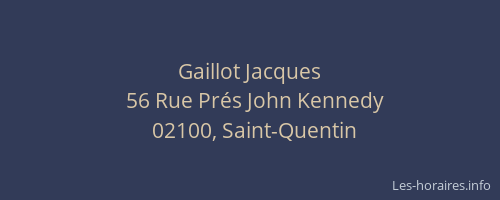 Gaillot Jacques