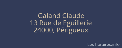 Galand Claude
