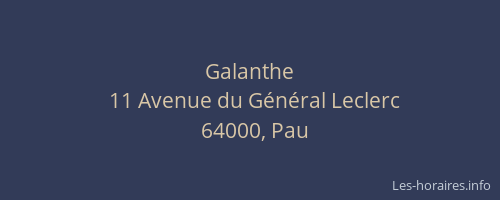 Galanthe