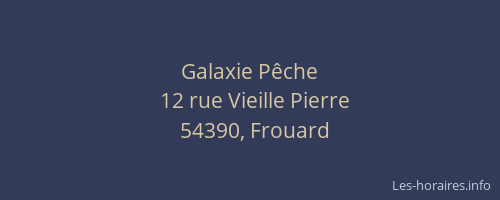 Galaxie Pêche