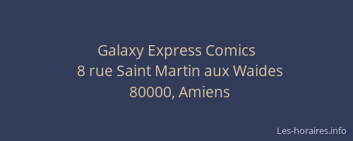 Galaxy Express Comics