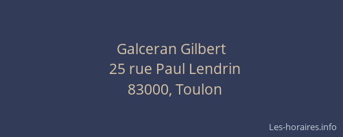 Galceran Gilbert