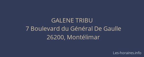 GALENE TRIBU