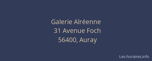 Galerie Alr&eacute;enne