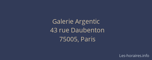Galerie Argentic
