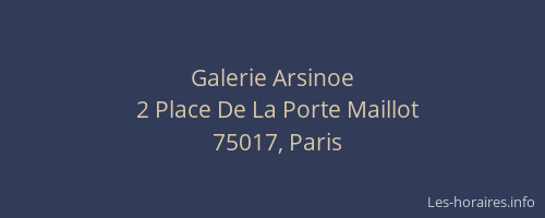 Galerie Arsinoe