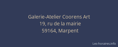 Galerie-Atelier Coorens Art