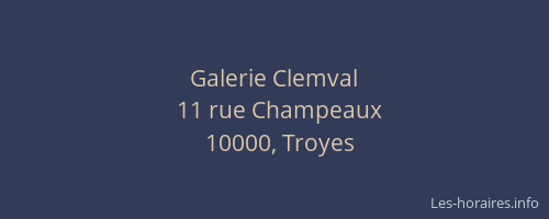 Galerie Clemval