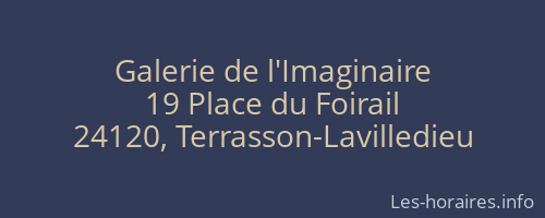 Galerie de l'Imaginaire