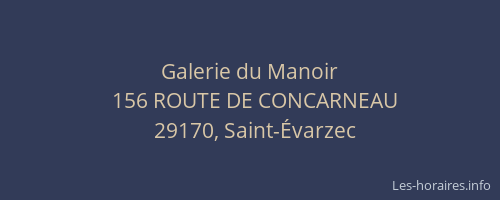Galerie du Manoir