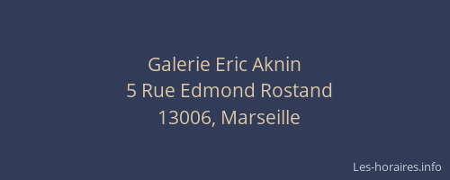 Galerie Eric Aknin
