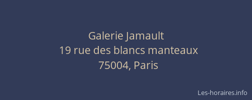 Galerie Jamault