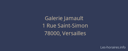 Galerie Jamault