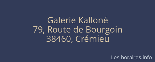Galerie Kalloné