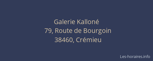 Galerie Kalloné