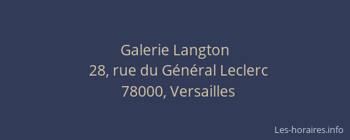 Galerie Langton