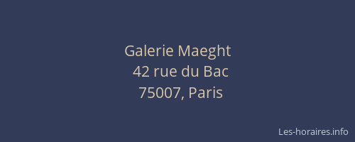 Galerie Maeght