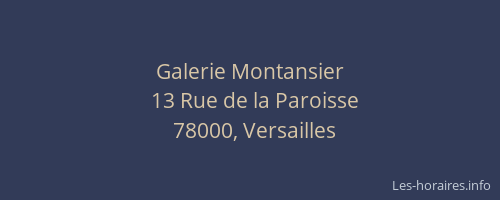 Galerie Montansier