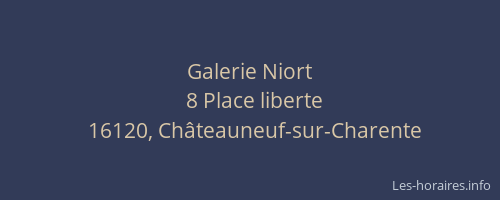 Galerie Niort