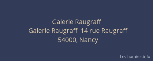 Galerie Raugraff