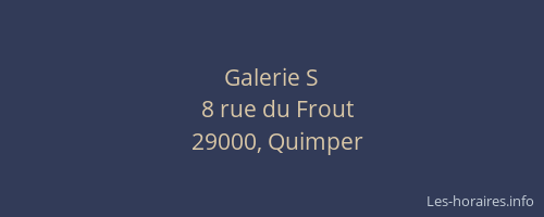 Galerie S