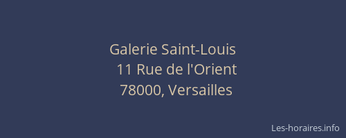 Galerie Saint-Louis