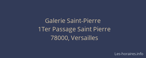Galerie Saint-Pierre