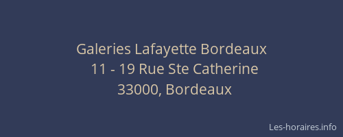 Galeries Lafayette Bordeaux