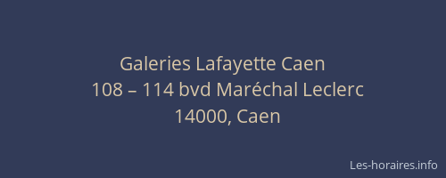 Galeries Lafayette Caen