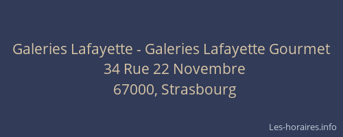 Galeries Lafayette - Galeries Lafayette Gourmet