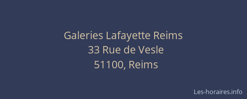 Galeries Lafayette Reims
